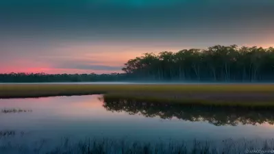 Wildlife Wonders at Blue Hour in the Diverse Swamp