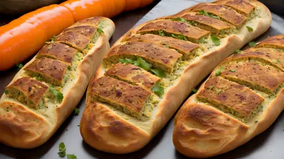 Savor Gourmet Delights in Your Own Kitchen with Sarka Babicka's Irresistible Vegetable Bread Dish