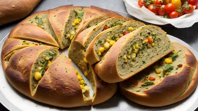 Savor Gourmet Delights in Your Own Kitchen with Sarka Babicka's Irresistible Vegetable Bread Dish