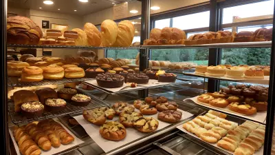 A Baking Delight On Display Windowselections from a Gourmet Deli Dinner!