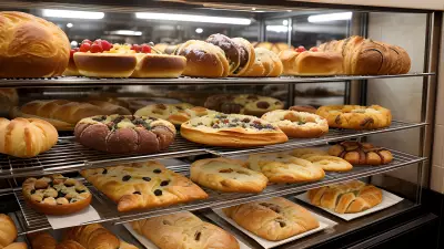 A Baking Delight On Display Windowselections from a Gourmet Deli Dinner!