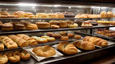 A Baking Delight On Display Windowselections from a Gourmet Deli Dinner!