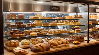 A Baking Delight On Display Windowselections from a Gourmet Deli Dinner!