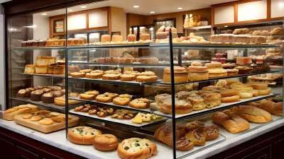 A Baking Delight On Display Windowselections from a Gourmet Deli Dinner!