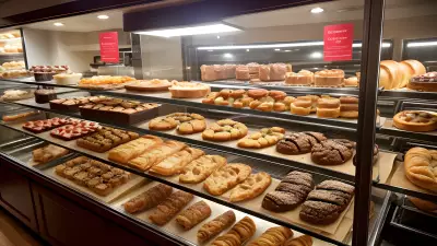 A Baking Delight On Display Windowselections from a Gourmet Deli Dinner!