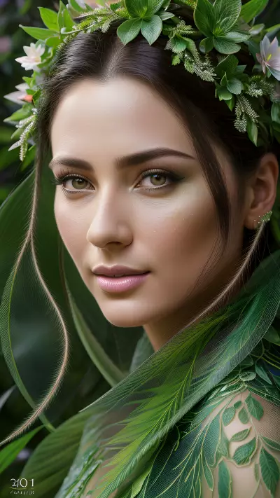 The Tradition of Botanical Celebration A Stunning Group Portrait Inspired by Dmitriy Rabochiy