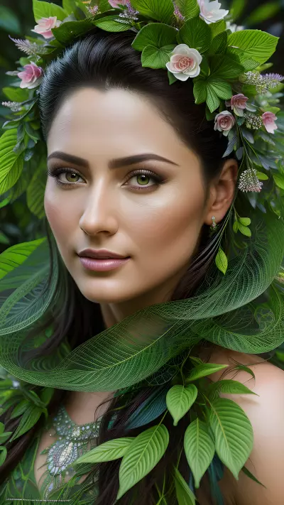 The Tradition of Botanical Celebration A Stunning Group Portrait Inspired by Dmitriy Rabochiy