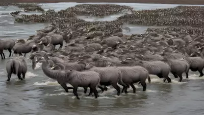 Majestic Migrations on the Floodplain Captivating Expressions in Animal Portraiture