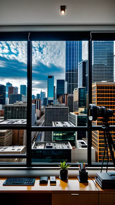 The Abstract World in an Urban Office A View Through a Photographer's Lens