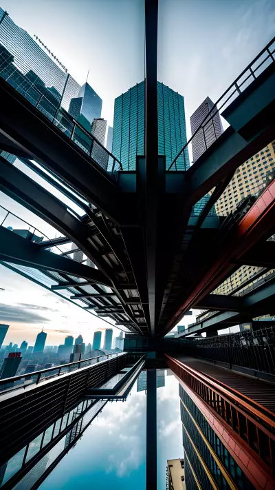 The Abstract World in an Urban Office A View Through a Photographer's Lens