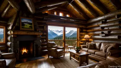 Character Study of a Public Figure Exploring the Rustic Essence of Mountain Lodge Life