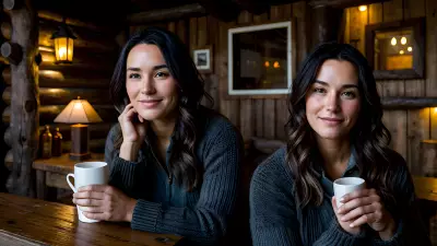 Character Study of a Public Figure Exploring the Rustic Essence of Mountain Lodge Life