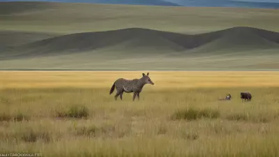 Coexisting with nature Wildlife tracking in the Steppe