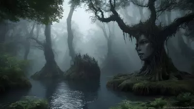Whispering Shadows in the Enchanted Lake