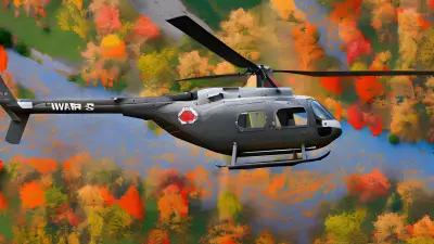 Abstract Fall Remnants from a Helicopter Assault