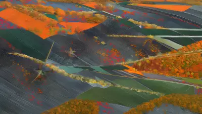 Abstract Fall Remnants from a Helicopter Assault