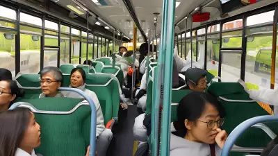 Painting Bus Bound Reflections An Eco Friendly Exploration of Daily Commute