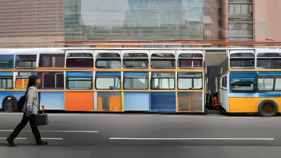 Painting Bus Bound Reflections An Eco Friendly Exploration of Daily Commute