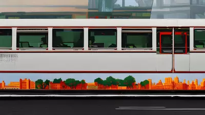 Painting Bus Bound Reflections An Eco Friendly Exploration of Daily Commute