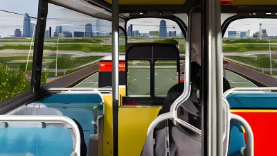 Painting Bus Bound Reflections An Eco Friendly Exploration of Daily Commute