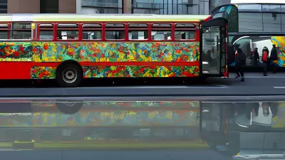Painting Bus Bound Reflections An Eco Friendly Exploration of Daily Commute
