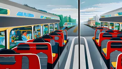 Painting Bus Bound Reflections An Eco Friendly Exploration of Daily Commute