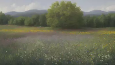 Natural Beauty of the Flower Landscape