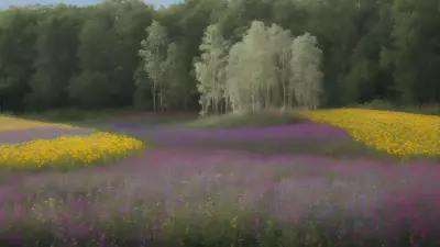 Natural Beauty of the Flower Landscape
