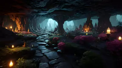 Otherworldly Treasures in the Mysterious Cave