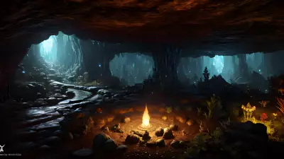 Otherworldly Treasures in the Mysterious Cave
