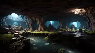 Otherworldly Treasures in the Mysterious Cave