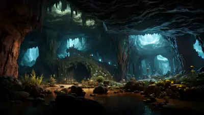 Otherworldly Treasures in the Mysterious Cave