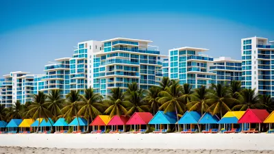Vibrant Beach Architecture A Vignette by Richard Avedon