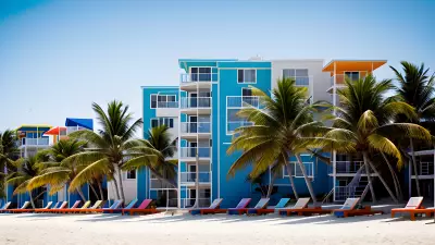 Vibrant Beach Architecture A Vignette by Richard Avedon