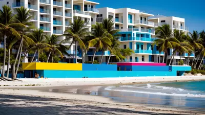 Vibrant Beach Architecture A Vignette by Richard Avedon
