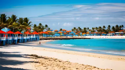 Vibrant Beach Architecture A Vignette by Richard Avedon