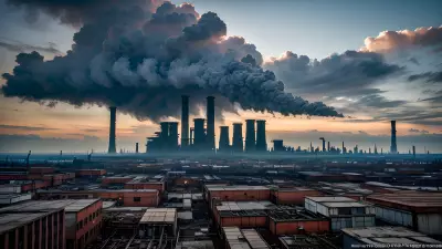 Visionary Visions A Cloudscape Above A Dystopian Factory