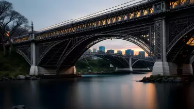 Ethereal Bridge A Study of Shadows and Light