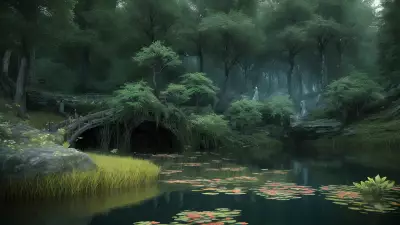 Angelic Spirits at the Enchanted Lake