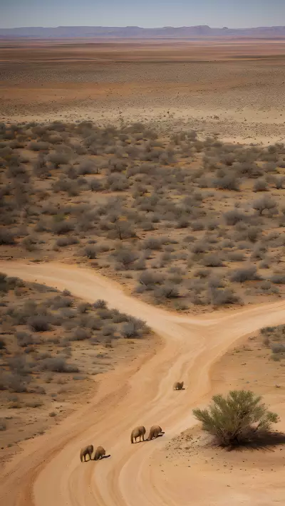Exploring the Ecosystem Interplay of Desert Plains