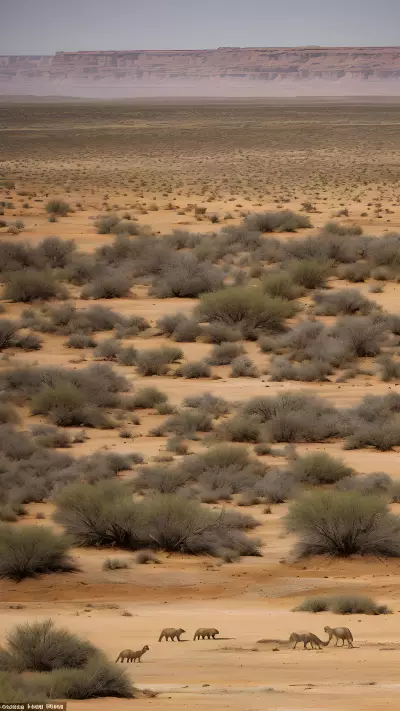 Exploring the Ecosystem Interplay of Desert Plains
