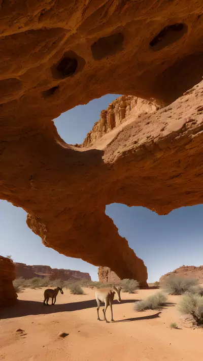 Exploring the Ecosystem Interplay of Desert Plains