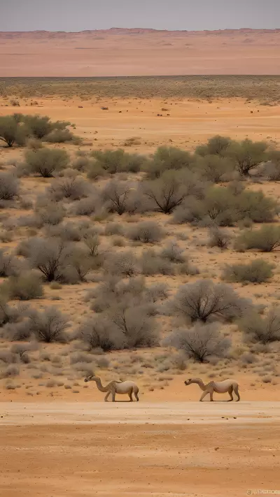 Exploring the Ecosystem Interplay of Desert Plains