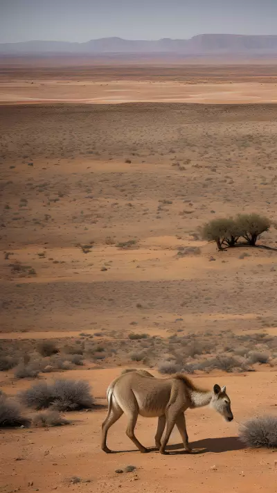 Exploring the Ecosystem Interplay of Desert Plains