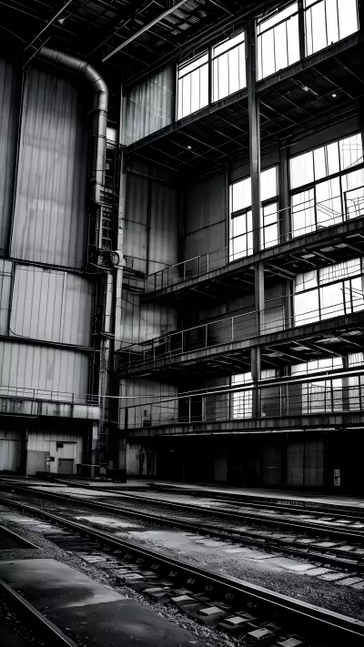 Industrial Vibes Melodic Compositions in the Heart of the City