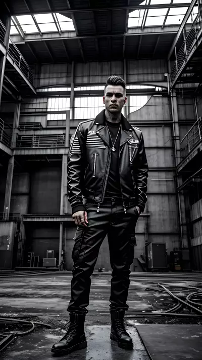 Industrial Vibes Melodic Compositions in the Heart of the City