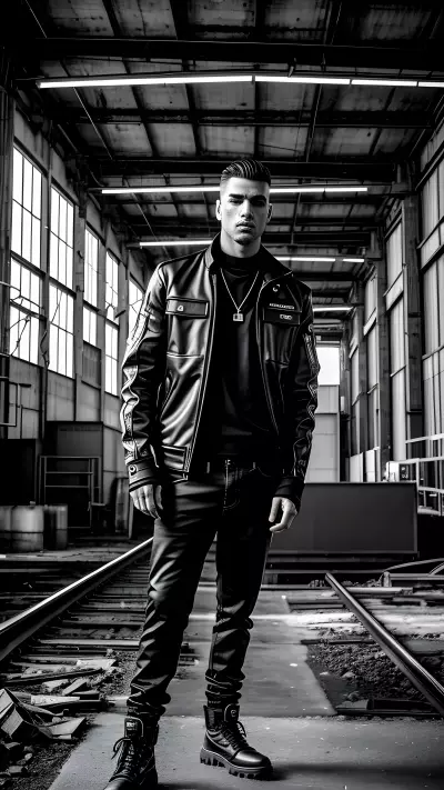 Industrial Vibes Melodic Compositions in the Heart of the City