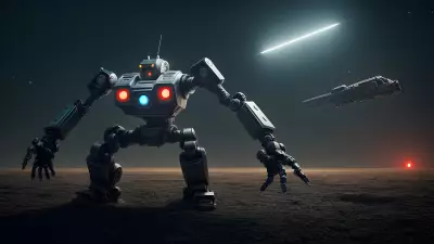 Macro Robots An Oil Painting by Wang Jianwei