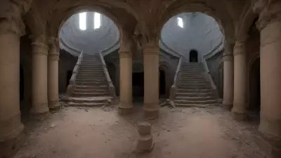 Ethereal Disguised Delusion Haunted Theater in the Deserts