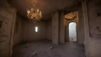 Ethereal Disguised Delusion Haunted Theater in the Deserts